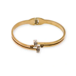 Rose Gold Plated AD Anti-Tarnish Openable Kada