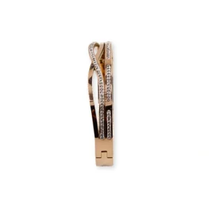 Rose Gold Plated AD Studded Anti-Tarnish Openable Kada