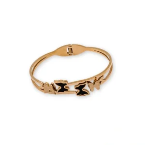 Rose Gold Plated Butterfly Anti Tarnish Kada
