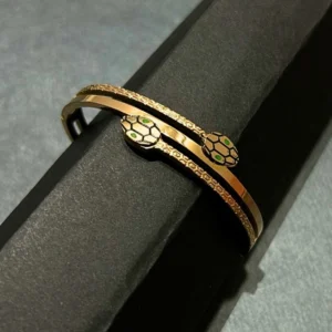 Rose Gold Plated Snake Design Anti Tarnish Kada