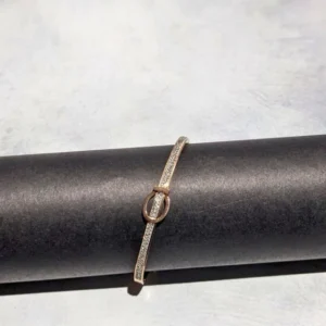 Rose Gold Plated AD Studded Openable Anti Tarnish Kada