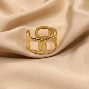 Geometric Link Design Adjustable Statement Kada