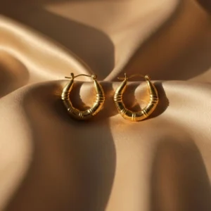Anti-Tarnish Hoop Earrings